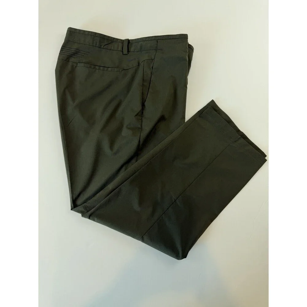 Nike Golf Dri-FIT Performance Pants Olive Green Stretch Pants 40x30